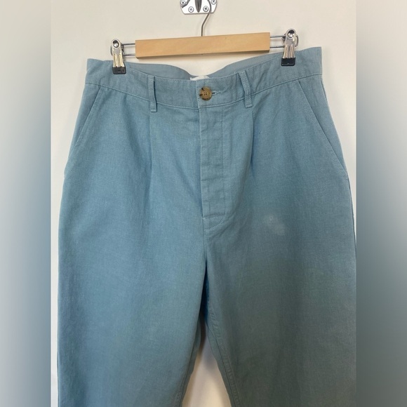 Flannel Australia Size 3 Blue Button Fly Pant - Picture 12 of 15
